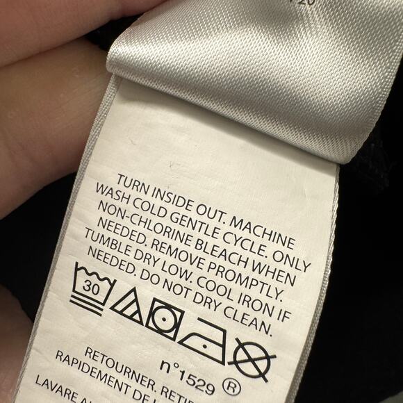 Polo Ralph Lauren Sweatshirt Mens Large Black Pullover 1/4 Snap Mock Neck - Picture 7 of 9